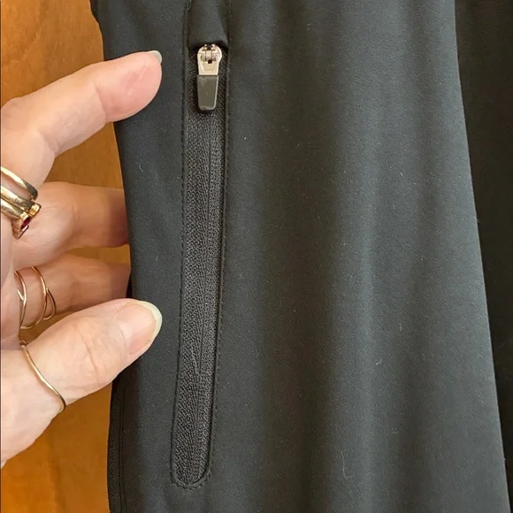 Black Reflective-Trim Track Joggers - Picture 12 of 16